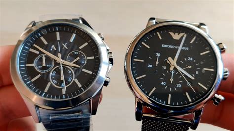 armani exchange vs arorio exchange.